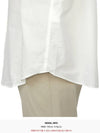 Long Sleeve Shirt M2242FW WHITE PEACHED CUPRO POPLIN - OUR LEGACY - BALAAN 7