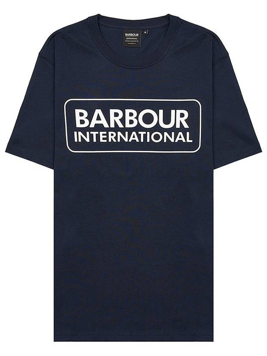 International Essential Large Logo Short Sleeve T-Shirt Navy - BARBOUR - BALAAN 2