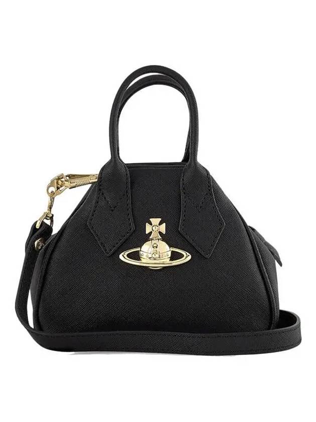 Sphere Leather Mini Shoulder Bag Black - VIVIENNE WESTWOOD - BALAAN 2