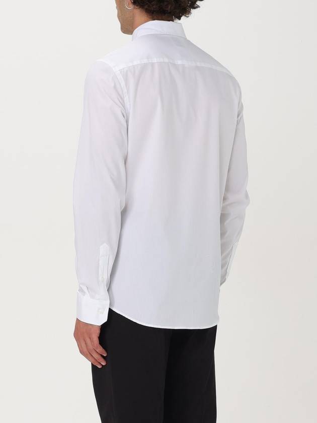 Logo Embroidered Stretch Cotton Shirt K10K110856YAF - CALVIN KLEIN - BALAAN 4