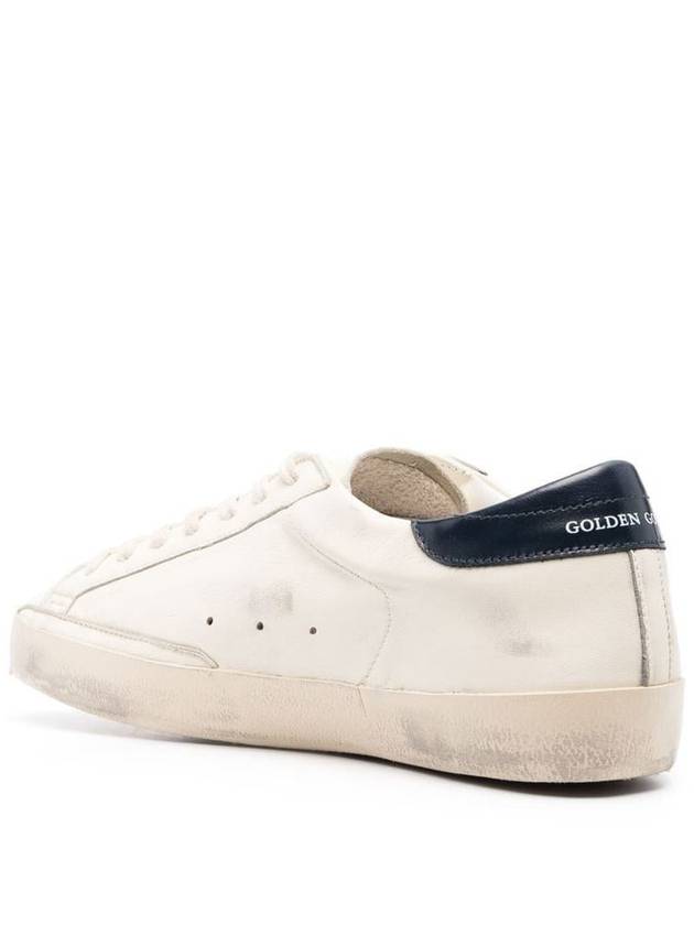 Superstar Beige Night Blue Heel Tab Sneakers - GOLDEN GOOSE - BALAAN 3