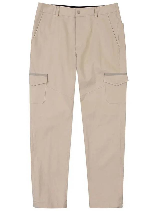 Golf Wear Cotton Stretch Jogger Pants BEIGE - WHITEBALL - BALAAN 9