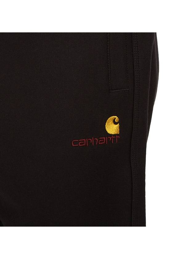 American Script Sweat Short Black - CARHARTT WIP - BALAAN 10