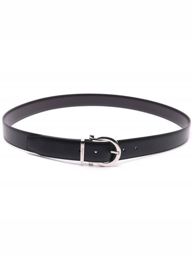 Men's Gancini Doublesided Belt - SALVATORE FERRAGAMO - BALAAN 4