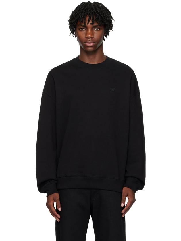 Signature Cotton Sweatshirt Black - AXEL ARIGATO - BALAAN 1