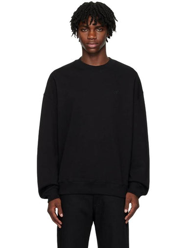 Signature Cotton Sweatshirt Black - AXEL ARIGATO - BALAAN 1