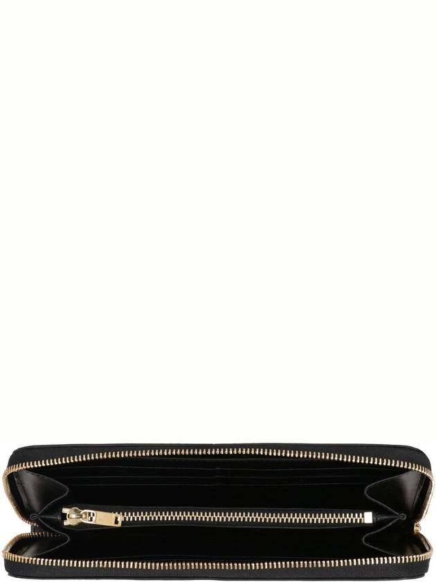 Logo All-Round Zipper Long Wallet Black - JIL SANDER - BALAAN 5