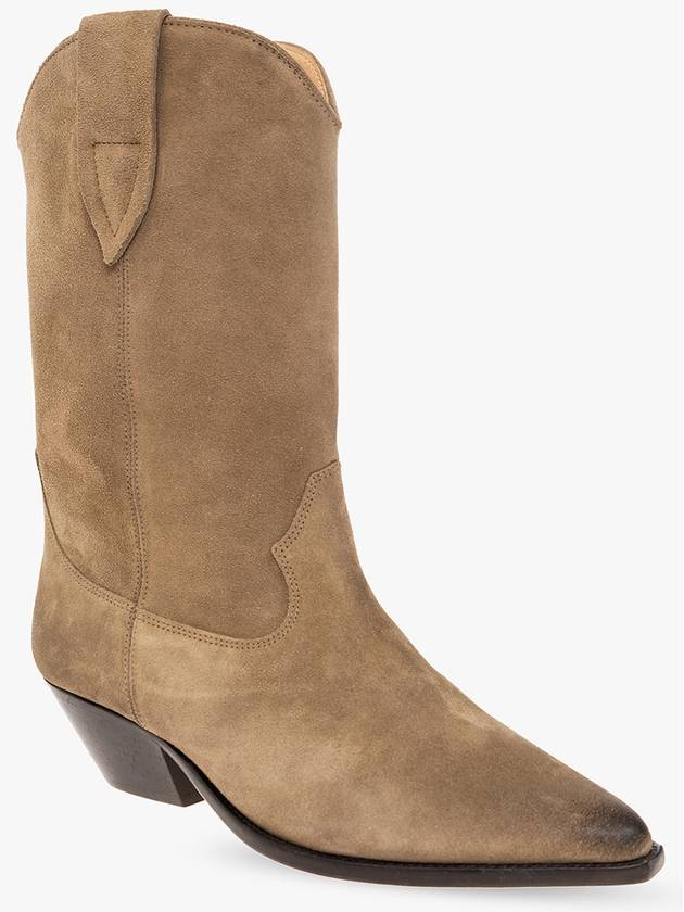 Isabel Marant ‘Duerto’ Heeled Ankle Boots, Women's, Beige - ISABEL MARANT - BALAAN 4