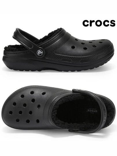 Classic Lined Clog Sandals Black - CROCS - BALAAN 2