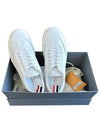 Cable Field Sneakers White - THOM BROWNE - BALAAN 6