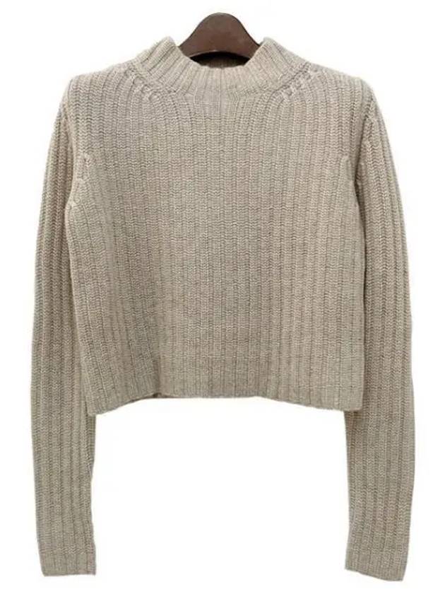 ALOA wool cashmere crop knit beige 002 1154275 - MAX MARA - BALAAN 1