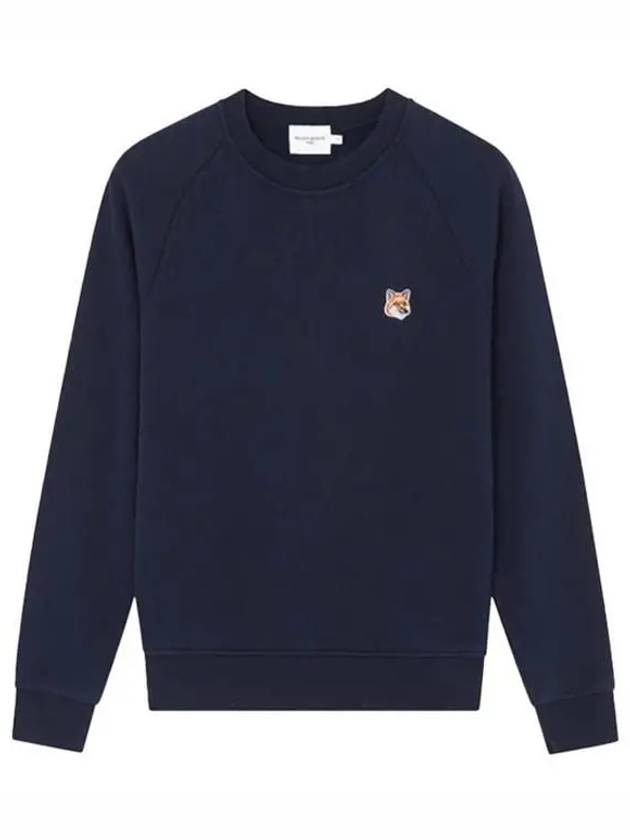 Fox Head Patch Classic Sweatshirt Navy - MAISON KITSUNE - BALAAN 2