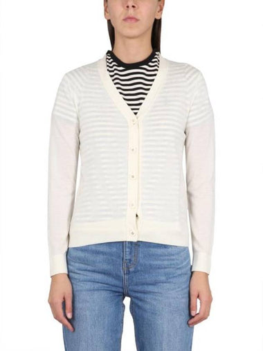 Simone Knit Cardigan Ivory - TORY BURCH - BALAAN 1