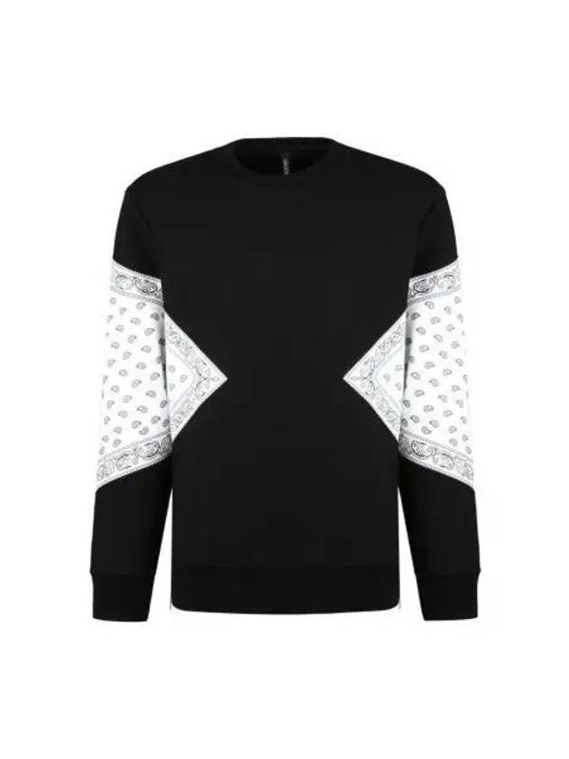 Men's Bandana Sweatshirt Black - NEIL BARRETT - BALAAN 2