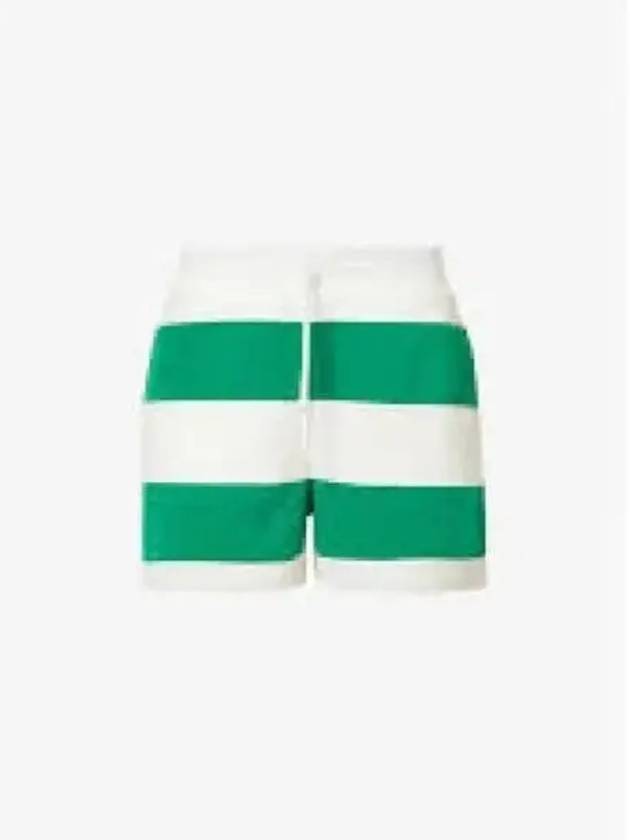 Women's Cotton Terry Rugby Shorts Green - POLO RALPH LAUREN - BALAAN 2