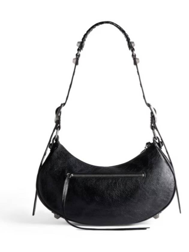 Le Cagole Small Leather Shoulder Bag Black - BALENCIAGA - BALAAN 5