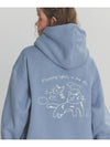 Cloud cat embroidery hoodie blue gray - CPGN STUDIO - BALAAN 3