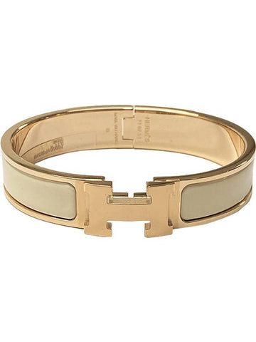 700001F 85PM Click Ash PM Bangle Bracelet Cream Women’s Bracelet TEO - HERMES - BALAAN 1