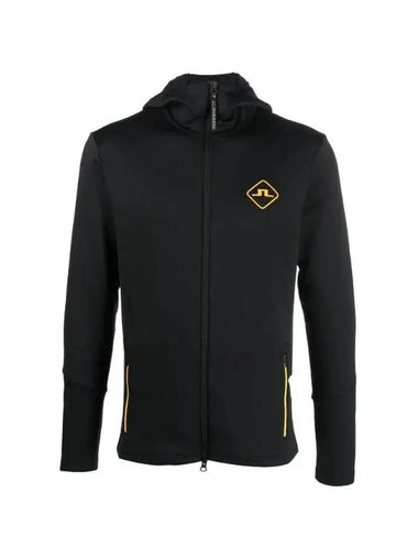 Aerial Hooded Zip-Up Jacket Black - J.LINDEBERG - BALAAN 1