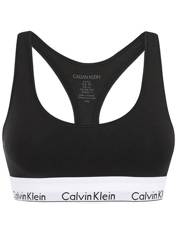 Modern Cotton Bra Black - CALVIN KLEIN - BALAAN 1