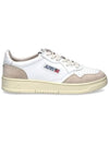 Medalist Suede Low Top Sneakers White - AUTRY - BALAAN 3