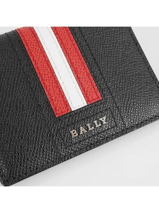 Talder Leather Card Wallet Black - BALLY - BALAAN 6