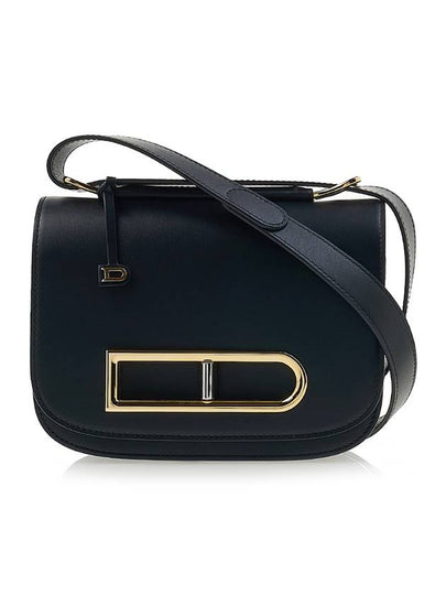 Lingot Olen Calf Leather Shoulder Bag Black - DELVAUX - BALAAN 2