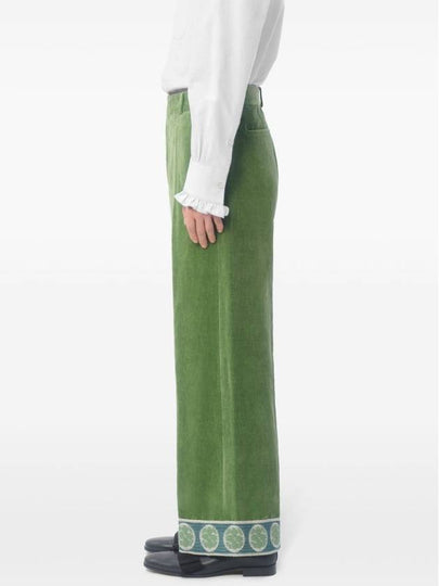 Valentino Trousers Green - VALENTINO - BALAAN 2