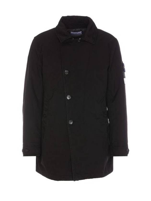 David TC Padding Jacket Black - STONE ISLAND - BALAAN 2