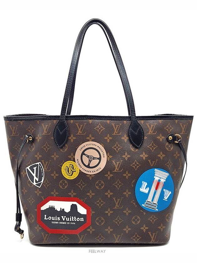 Monogram World Tour Neverfull MM L354700 - LOUIS VUITTON - BALAAN 1