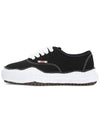 Baker OG Sole Canvas Low Top Sneakers Black - MAISON MIHARA YASUHIRO - BALAAN 4