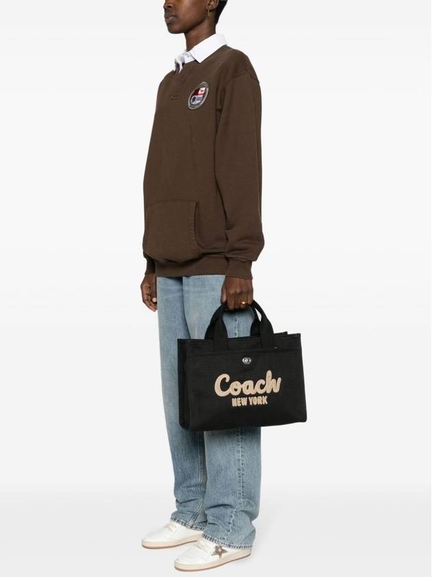 Logo Cargo Canvas Tote Bag Black - COACH - BALAAN 6