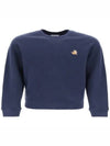 Fox Cotton Sweatshirt Navy - MAISON KITSUNE - BALAAN 3