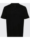 Embroidered Logo Cotton Polo Shirt Black - GIVENCHY - BALAAN 2