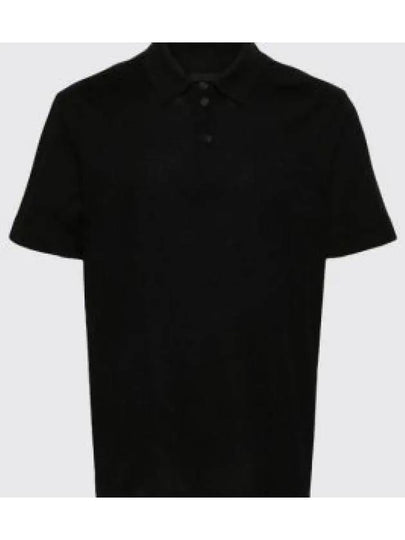 Embroidered Logo Cotton Polo Shirt Black - GIVENCHY - BALAAN 2