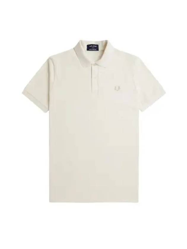 Fred Perry Made in England Plain Shirt Ecru - FRED PERRY - BALAAN 1