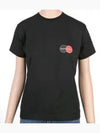 logo print t-shirt black - BALENCIAGA - BALAAN.