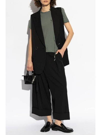 Yohji Yamamoto Cotton Top, Women's, Green - YOHJI YAMAMOTO - BALAAN 2