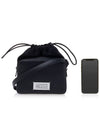 Logo Patch Leather Bucket Cross Bag Black - MAISON MARGIELA - BALAAN 7