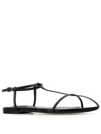 Jil Sander Toe Leather Sandals - JIL SANDER - BALAAN 2