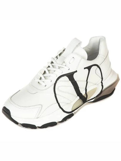 V Logo Bounce Low Top Sneakers White - VALENTINO - BALAAN 2