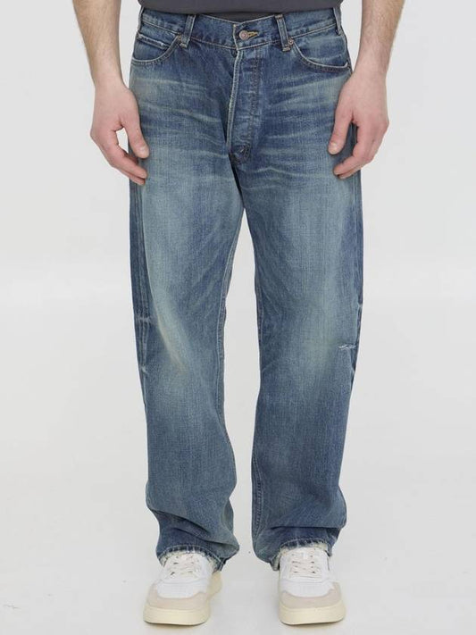 Wesley Denim Jeans Blue - CELINE - BALAAN 1