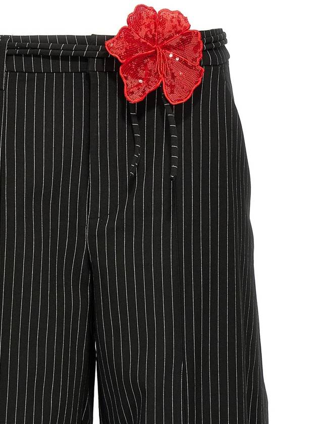 Rotate Birger Christensen Pinstriped 'Cargo' Pants - ROTATE - BALAAN 3