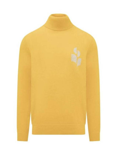 Enzo Logo Turtleneck Yellow - ISABEL MARANT - BALAAN 1