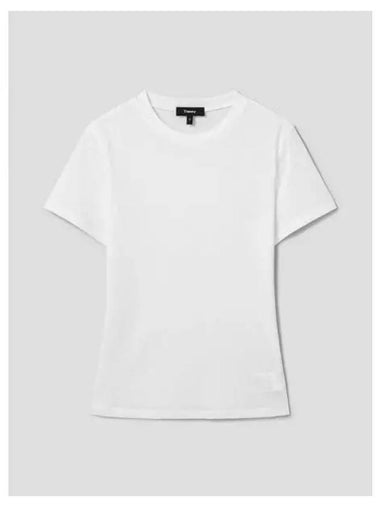 Women s Apex Cotton Tiny T shirt White Domestic Product GM0024052282777 - THEORY - BALAAN 1