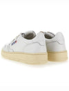 Medalist Leather Low Top Sneakers White - AUTRY - BALAAN 5