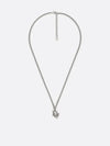 Oblique Pendant Necklace Silver - DIOR - BALAAN 5