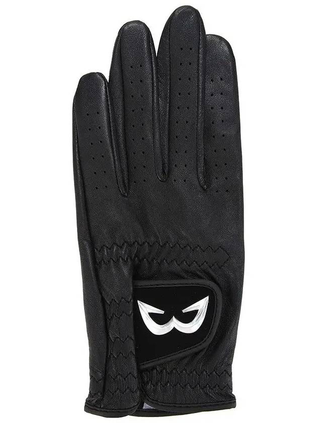 Golf Wear Premium Sheepskin Golf Gloves WB21SUMG01BK Black - WHITEBALL - BALAAN 1