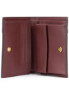 Saffiano Logo Half Wallet Burgundy - MARNI - BALAAN 5