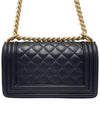 Women s A67085 Black Gold Boy Small Chain Shoulder Bag - CHANEL - BALAAN 4